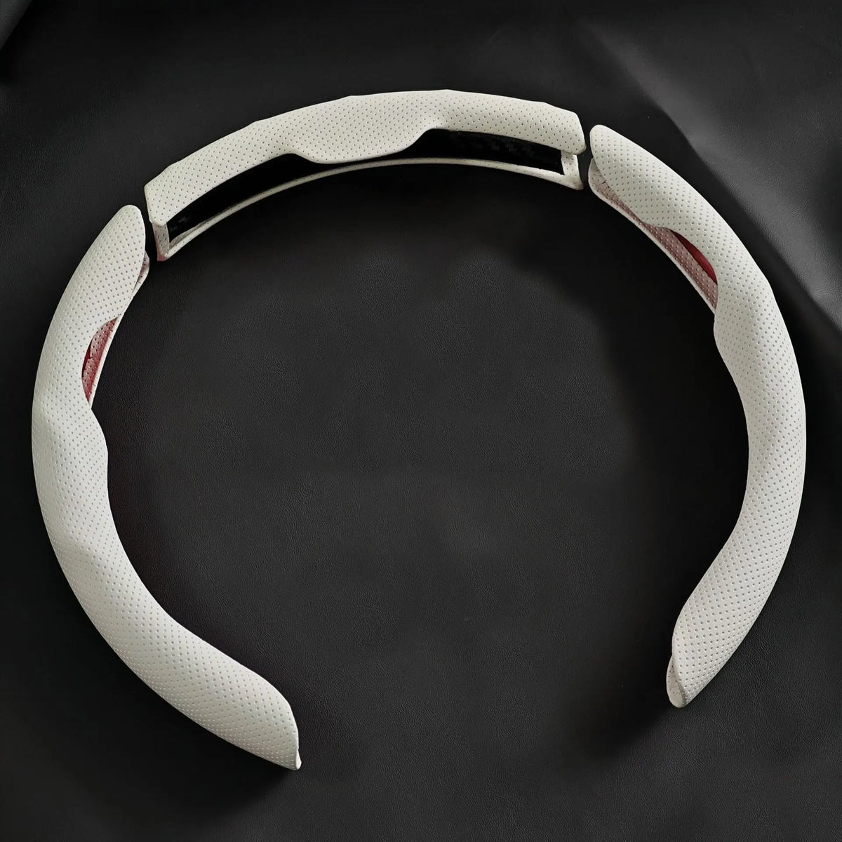 Perforated Leather Car Steering Wheel Cover