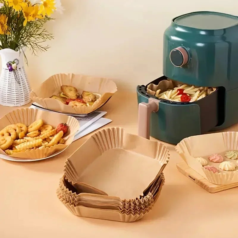 Disposable Air Fryer Paper Liners – Nonstick & Greaseproof