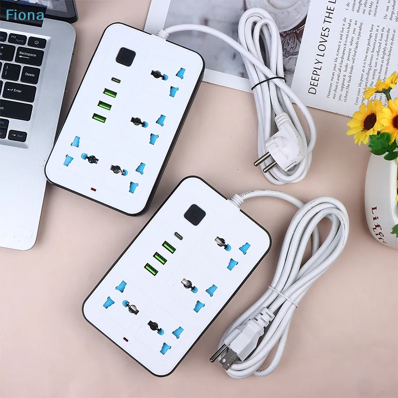 Universal Power Strip with Surge Protection
