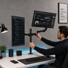 Heavy-Duty Dual Monitor Stand with Full Articulation for Desks Up to 32 Inches