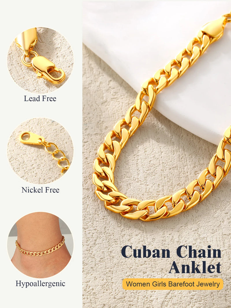 Classic Cuban Chain Anklet