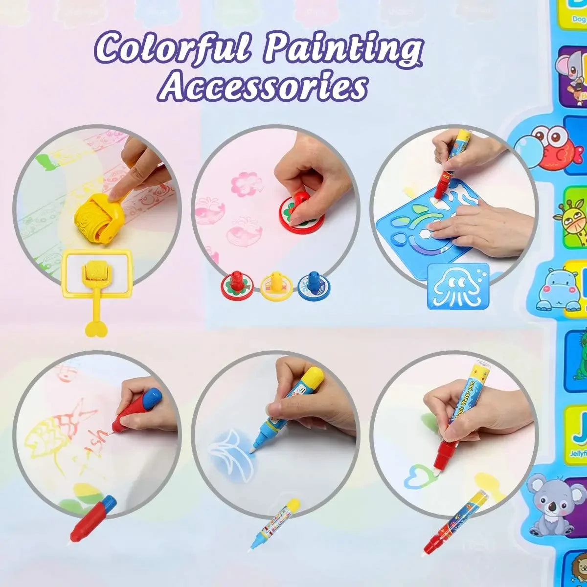 Reusable Magic Water Drawing Mat for Kids