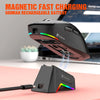 Lightweight Wireless Gaming Mouse with RGB Charging Base