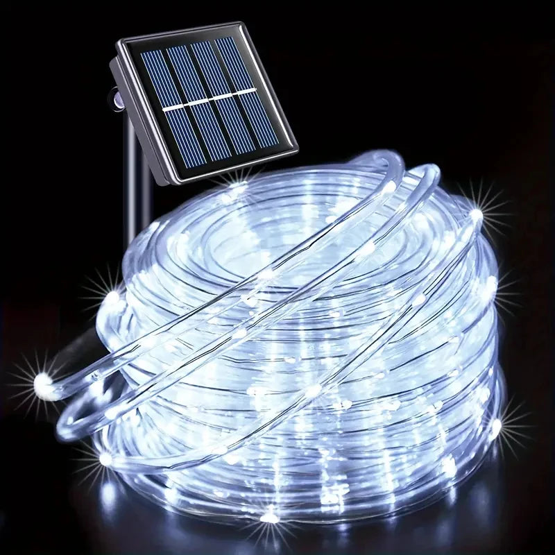 Solar-Powered LED Fairy String Lights