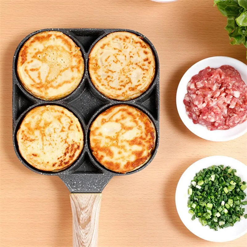 Multi-Hole Non-Stick Frying Pan for Breakfast