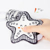High-Contrast Baby Rattle Plush Toy for Stroller and Crib