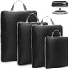 Travel Packing Cubes Set with Compression Zippers