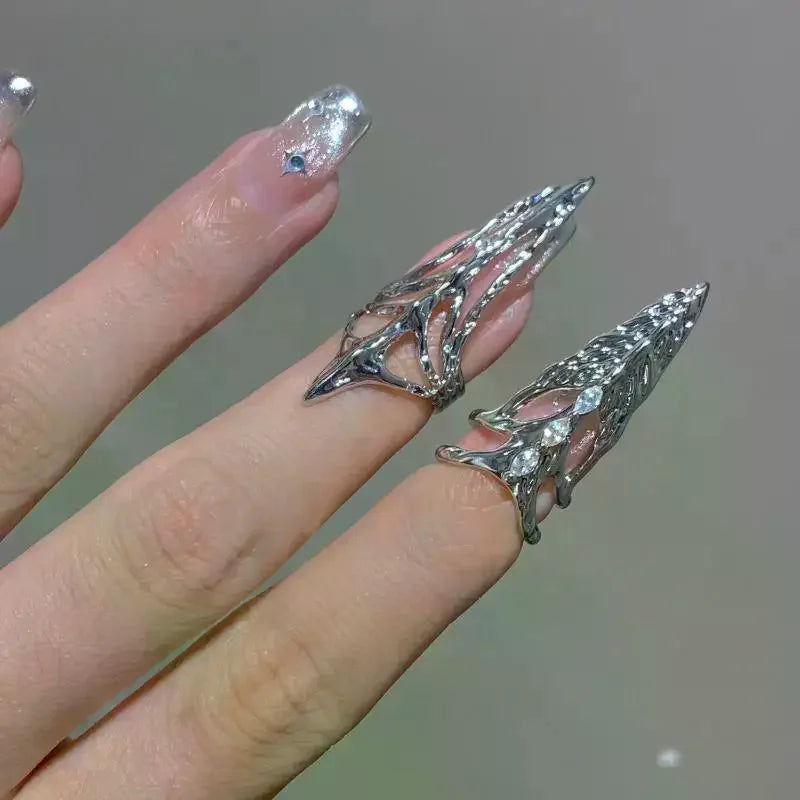 Bague de bout de doigt Machinerie Gothique