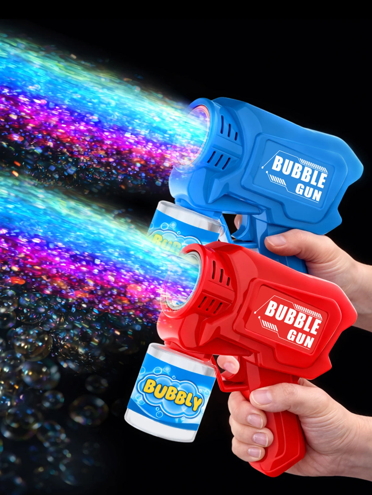 Automatic Bubble Gun for Kids – No Batteries Needed