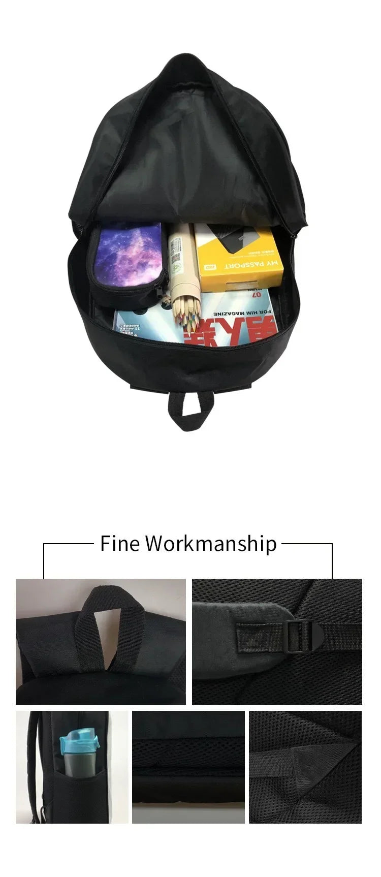 Michael Jackson 3D Print Backpack for School & Travel
