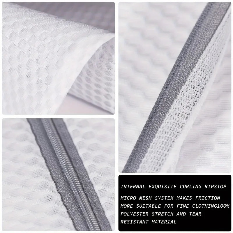 Honeycomb Mesh Laundry Bags (6-Pack) for Gentle Machine Washing