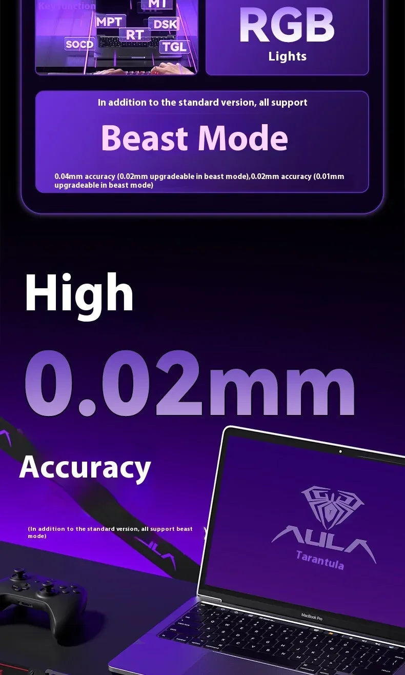 Aula Win60/Win68 Magnetic Switch Gaming Keyboard with 8K Polling