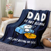 Funny Cartoon Dad Blanket