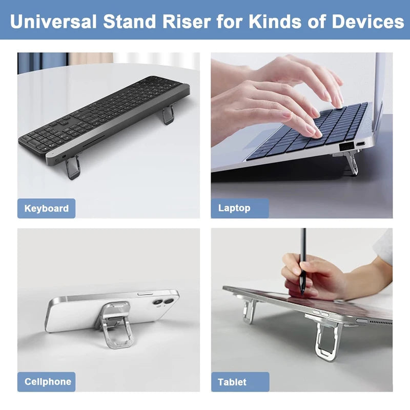 Portable Aluminum Laptop Stand with Adjustable Angles