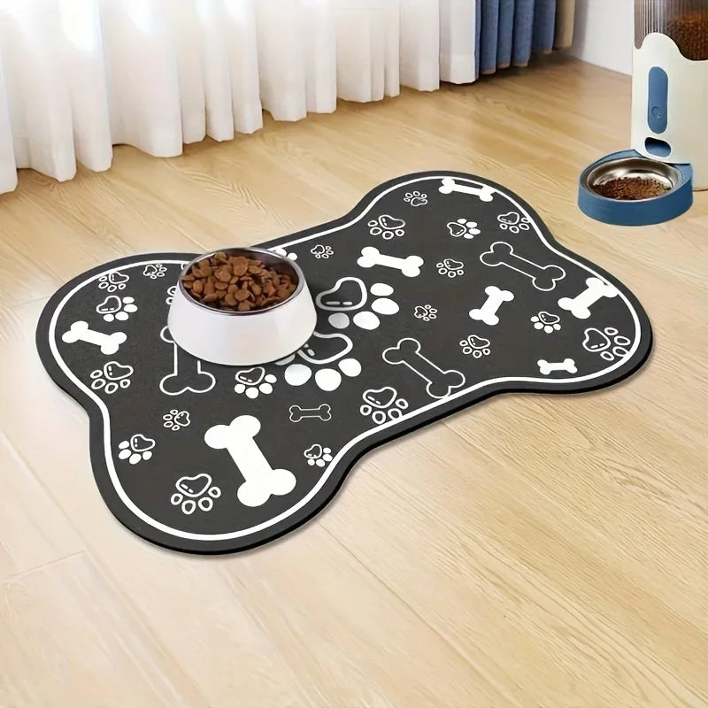 PU Pet Feeding Mat - Non-Slip & Easy to Clean