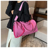 Crocodile Grain Large Capacity Travel Duffle Bag