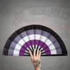 Foldable Rainbow Hand Fan with Gradient Design