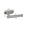 No-Drill Stainless Steel Wall-Mounted Toilet Paper Holder