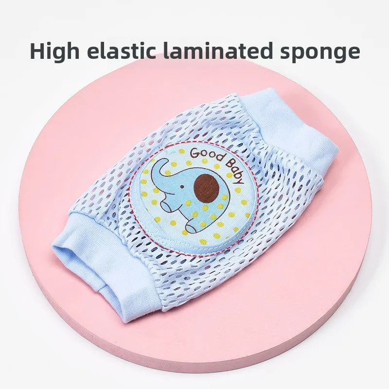 Soft Cotton Baby Knee Pads for Crawling