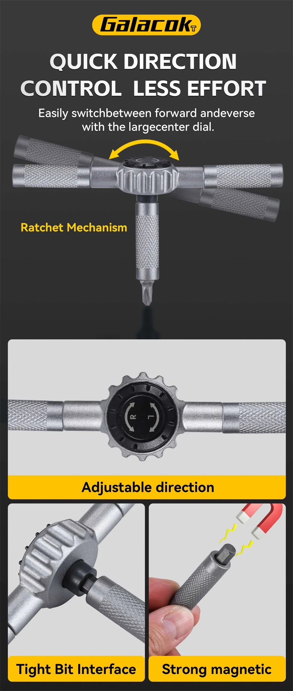 69-in-1 Magnetic Ratchet Screwdriver Kit