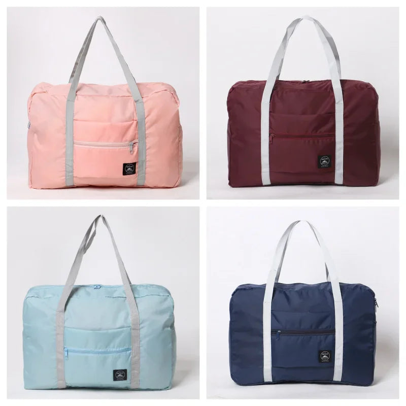 Foldable Travel Duffle Bag with Trolley Sleeve