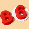 10-Inch Silicone Number Cake Mold Set — Non-Stick, Oven & Freezer Safe