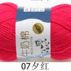 Milk Cotton Crochet Yarn – Soft, Durable Knitting Thread in 91 Colors
