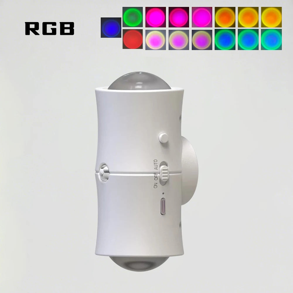 Rechargeable Motion Sensor LED Night Light with 7 Color Modes
