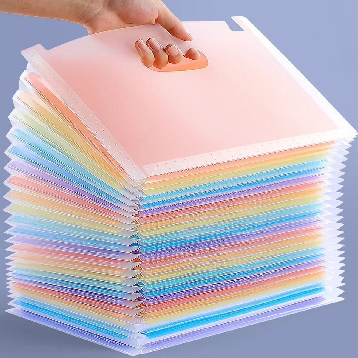 25-Layer A4 Rainbow Document Organizer
