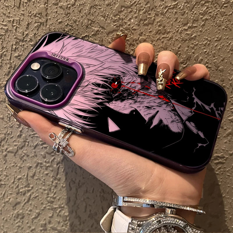 كفر هاتف صلب بتصميم كين كانكي من أنمي Tokyo Ghoul