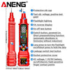 Socket Tester with AC/DC Voltage Detection and Polarity Check
