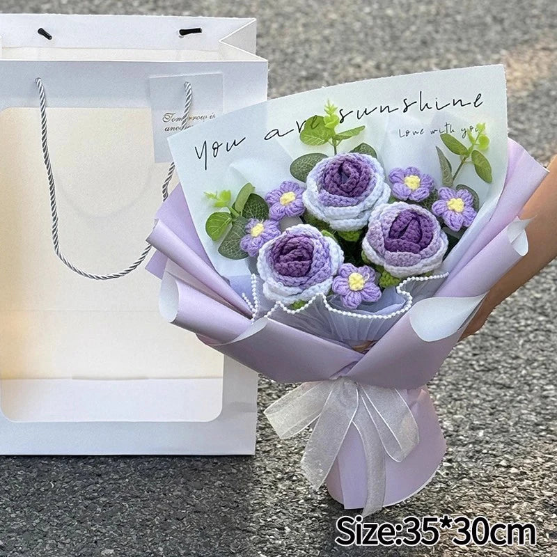 Handmade Crochet Flower Bouquet – Everlasting Gift for Any Occasion