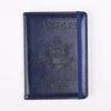 RFID-Blocking PU Leather Passport Holder with 3D Embossed Design
