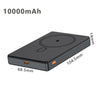 Foldable Magnetic Wireless Power Bank with Built-in Cables