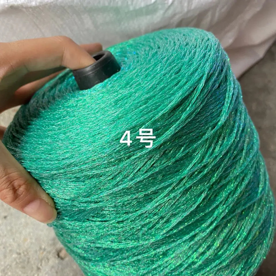 Glitter Blended Cotton Yarn Skein for Knitting & Crochet