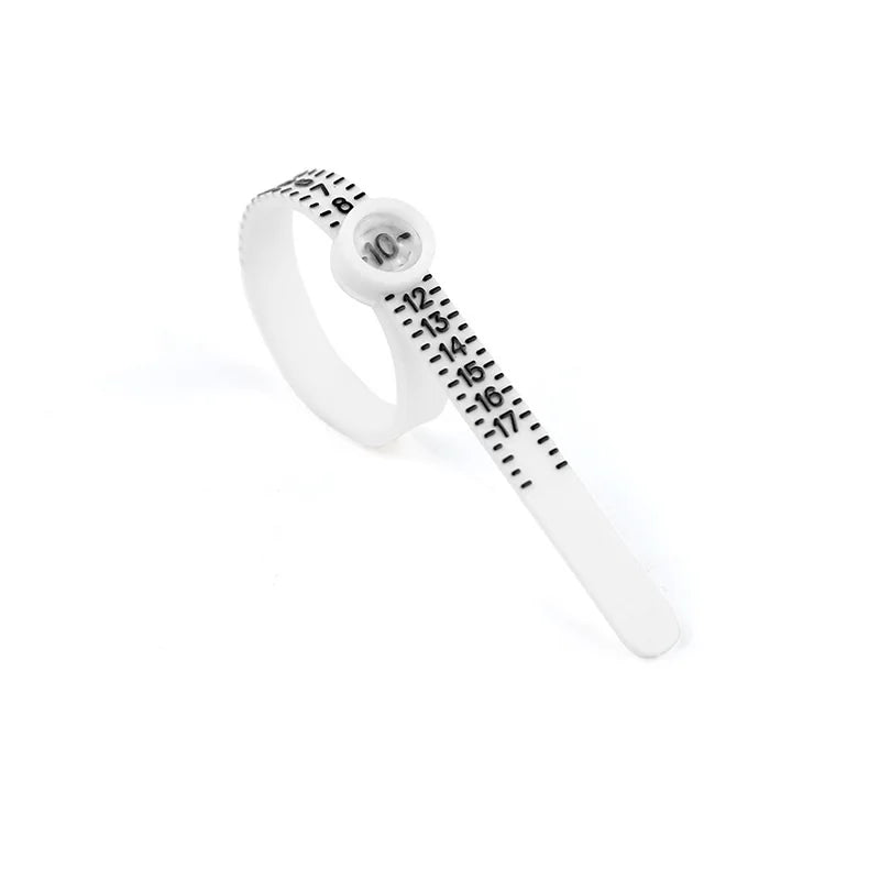 Ring Sizing Gauge with Magnifying Glass – Measure Finger Size at Home