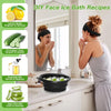 DIY face ice bath recipes featuring lemon, cucumber, and aloe vera ingredients