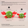 Interactive Monster & Crab Dog Chew Toy