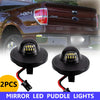 Zwei Sets Spiegel-LED-Puddle-Lichter für LKW und SUVs