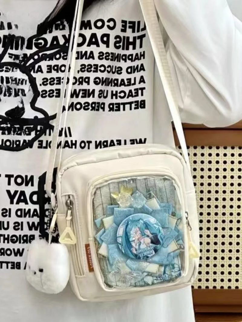 Y2K Transparent Mini Crossbody Bag