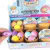Boîte de jouets anti-stress colorés et moelleux en forme de fruits et bonbons