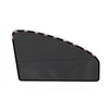 A black magnetic car window sunshade with a foldable mesh design.