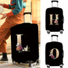 Gold Letter Series Elastic Luggage Cover
