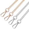 Gold and silver metal chain bag straps for purses and handbags