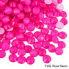 Bag of pink neon rhinestones for DIY crafts and clothing decoration