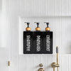 500ml Refillable Pump Bottles for Shampoo, Lotion & Body Wash