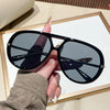 Vintage Double-Bridge Pilot Sunglasses