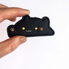 Funny Cat Face PVC Morale Patch with Hook-and-Loop Backing