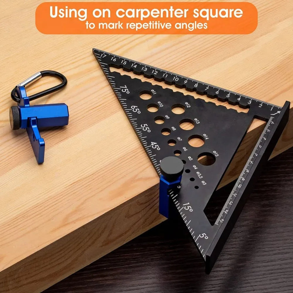 Aluminum Alloy Stair Gauges with Carabiner Holder