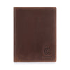 Vintage Genuine Leather Passport Holder with RFID Blocking